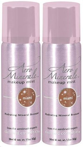 AERO MINERALE Makeup Mist Hydrating Mineral Bronzer MIAMI (PACK OF 2) Beauty & Personal Care Aero Minerale