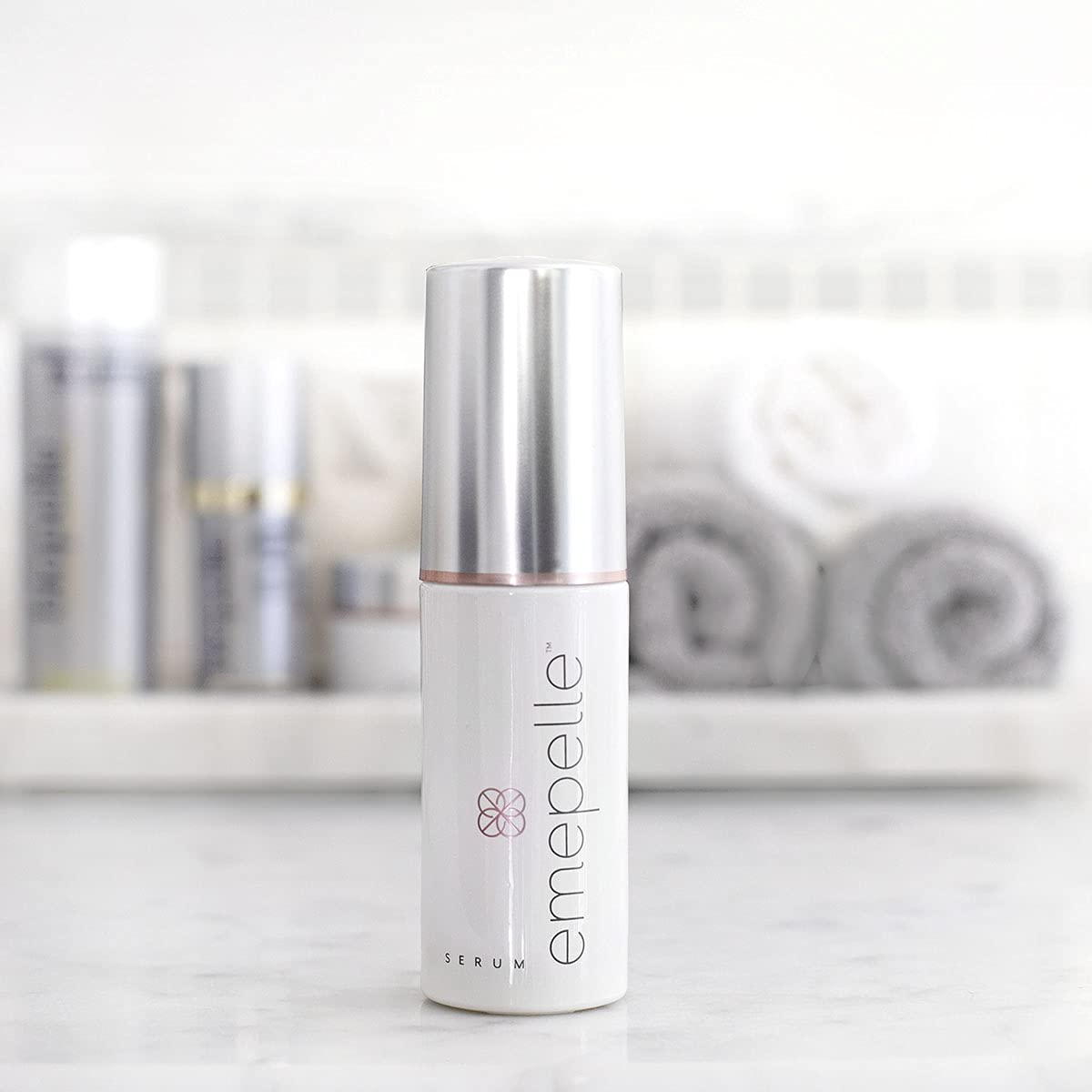 Emepelle Face Serum with MEP Technology, Brightening and Ultra Hydrating Serum for Aging Skin with Antioxidants, Hyaluronic Acid, and Peptides, 1.2 Oz Beauty & Personal Care Emepelle