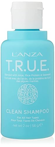L'ANZA T.R.U.E. Clean Sustainable Shampoo - Rich with Aloe Vera and Rice Protein, Color Safe Daily Hair Care, Fragrance-Free, for Fresh Clean Hair (2 Beauty & Personal Care L’ANZA