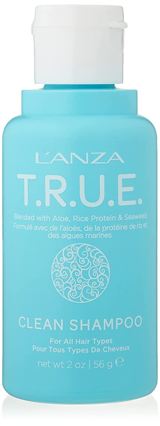 L'ANZA T.R.U.E. Clean Sustainable Shampoo - Rich with Aloe Vera and Rice Protein, Color Safe Daily Hair Care, Fragrance-Free, for Fresh Clean Hair (2 Beauty & Personal Care L’ANZA