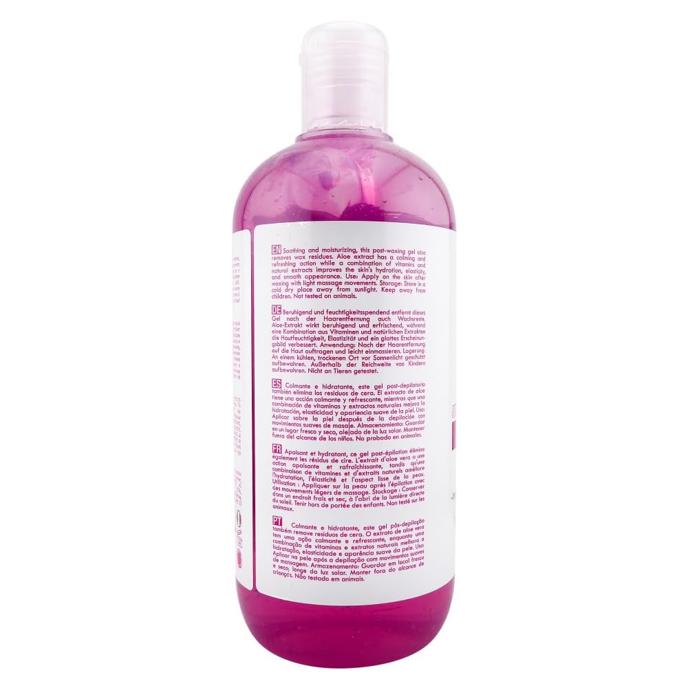 Waxness Spa Choice After Waxing Gel Fuchsia Sweet Berries16.9 fl oz 500 ml Beauty and Personal Care Waxness