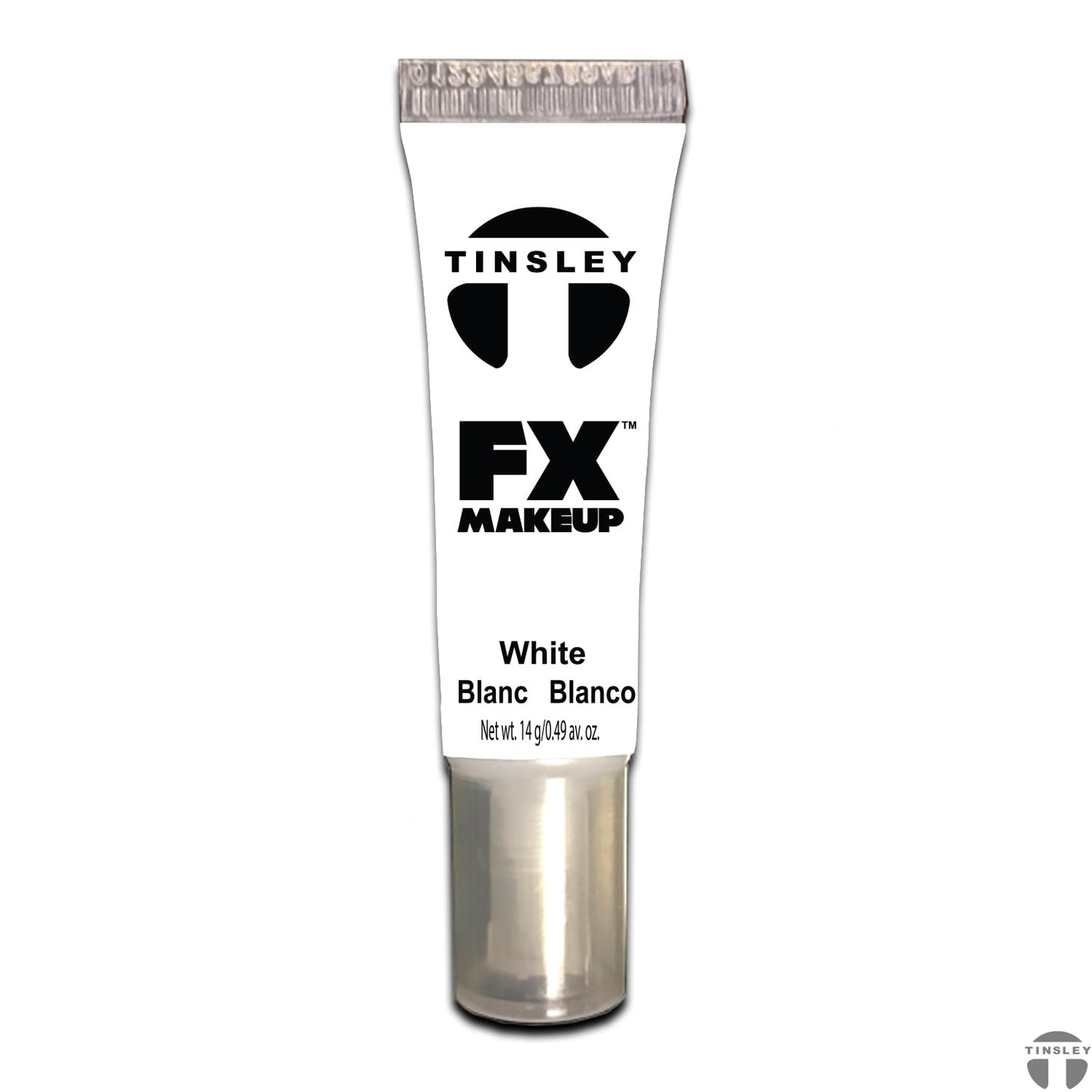 Tinsley Transfers FX Makeup Singles - White Face Paint (10 ml) - High Quality, Quick Dry, Smudge & Transfer Proof Halloween Makeup - Ideal Beauty & Personal Care Tinsley Transfers