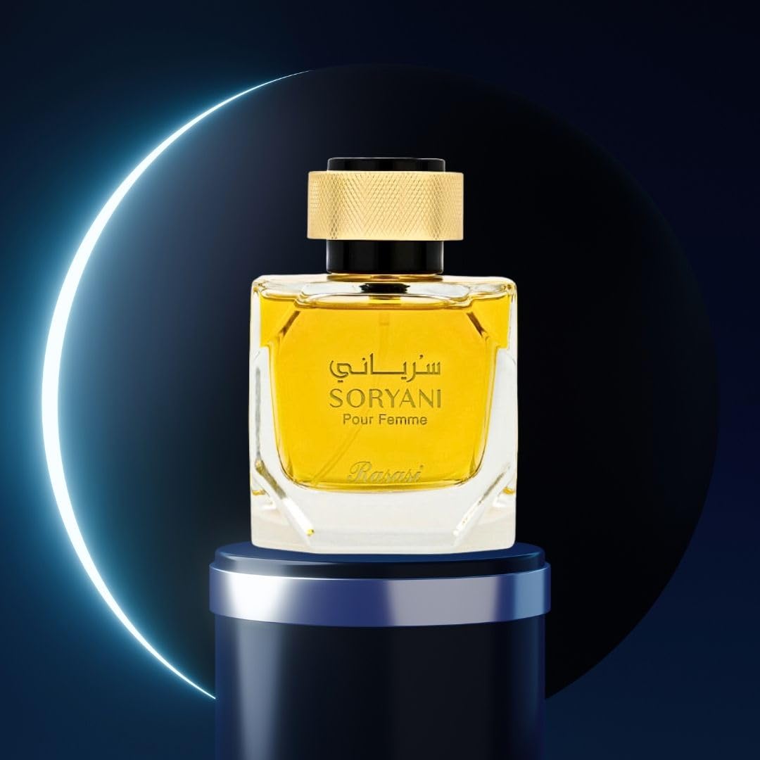 RASASI Soryani Eau De Parfum For Women Spray - 100ML (3.38 OZ) Arabian Perfume - Refreshing, Citrusy, Musky and Floral Fragrance - Luxurious Feminine Beauty & Personal Care RASASI