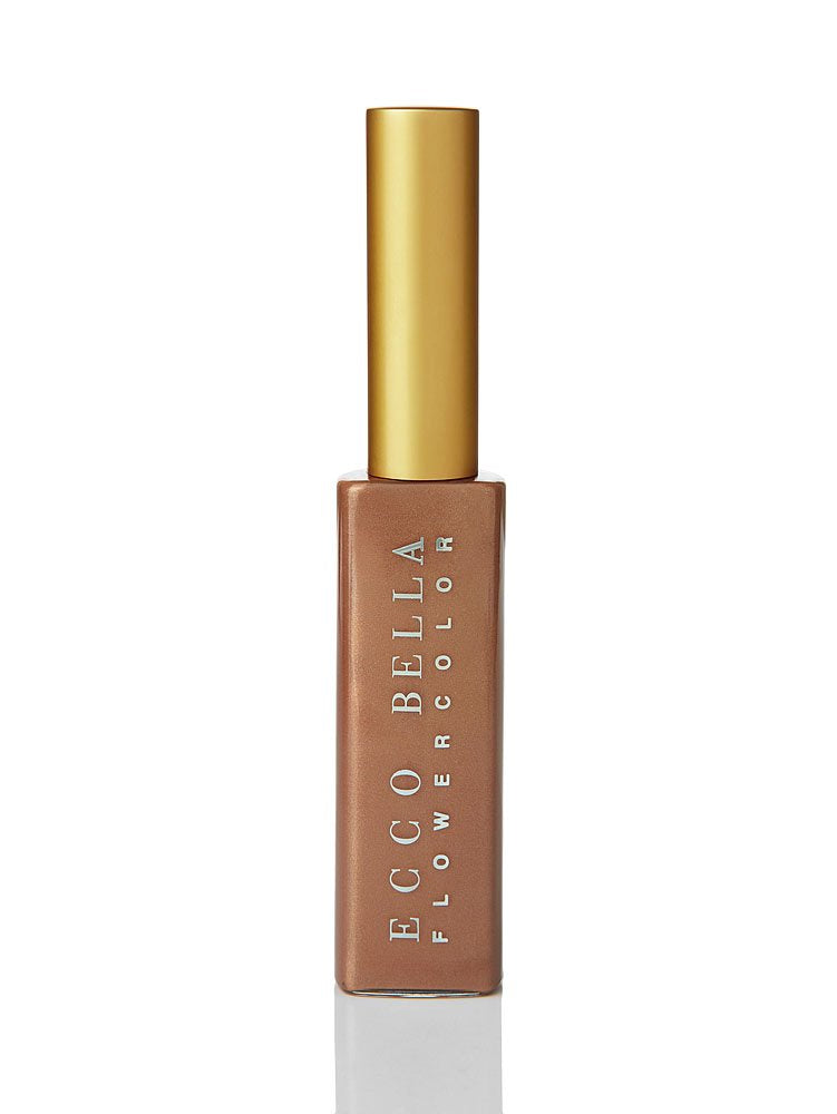 Ecco Bella Natural Lip Gloss - Non-Sticky Moisturizing Lip Shine for Women - Long Lasting Glossy Finish with Flower Cutins - Clean Vegan Formula Beauty & Personal Care Ecco Bella