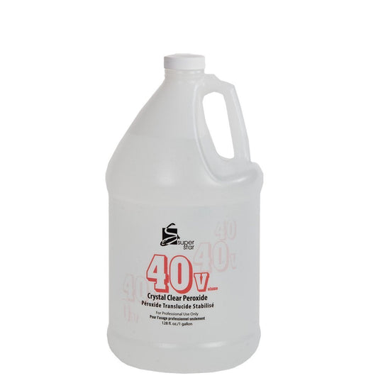 SUPER STAR 40v Stabilized Crystal Clear Liquid Peroxide 3.8 L / 1 Gallon (1-Count) Beauty & Personal Care Super Star
