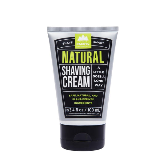 Pacific Shaving Company Natural Shaving Cream - Shea Butter + Vitamin E Shave Cream for Hydrated Sensitive Skin - Clean Formula for a Smooth Beauty & Personal Care Pacific Shaving Company