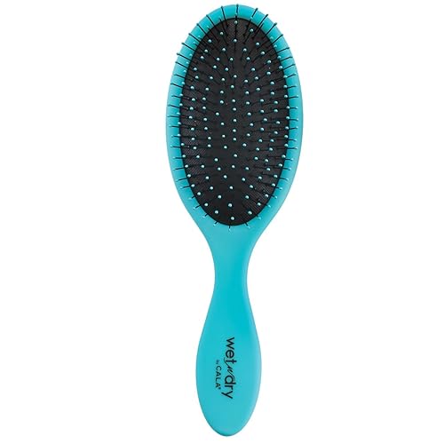 Cala Wet-n-dry turquoise hair brush Beauty & Personal Care Cala