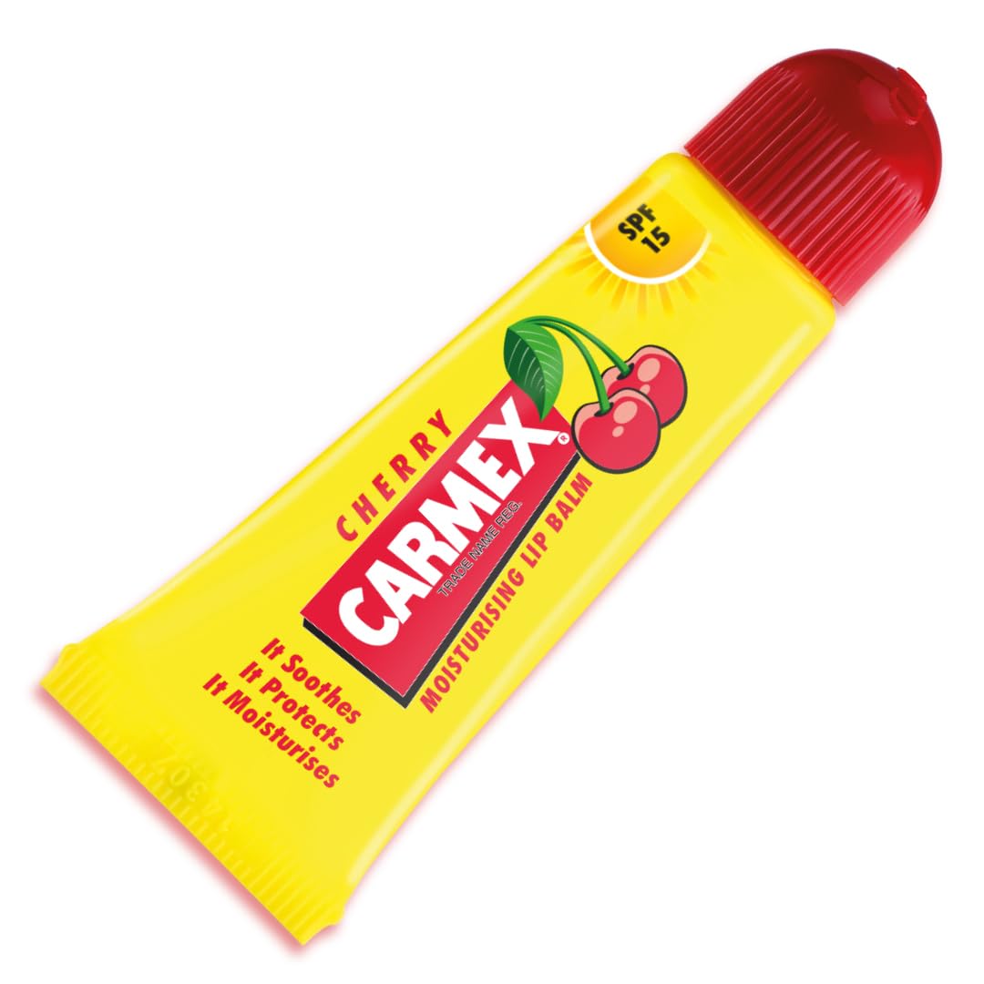 Carmex Cherry Flavour Lip Balm Tube - SPF15 Beauty & Personal Care Carmex