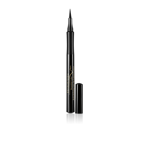 Elizabeth Arden Beautiful Color Bold Defining Felt Tip Liquid Eyeliner, Seriously Black, 0.41 oz. Beauty & Personal Care Elizabeth Arden
