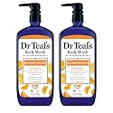 Dr Teal's Body Wash with Pure Epsom Salt, Glow & Radiance with Vitamin C & Citrus Essential Oils, 24oz (Pack of 2) Beauty & Personal Care Dr Teal's