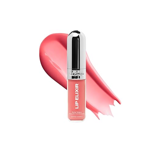 Sacheu Lip Elixir Nourishing and Hydrating Lipgloss - Moisturizing Plumping Lip Gloss Enriched with Collagen, Non-Sticky Lip Color Smooth High-Shine Beauty & Personal Care Sacheu