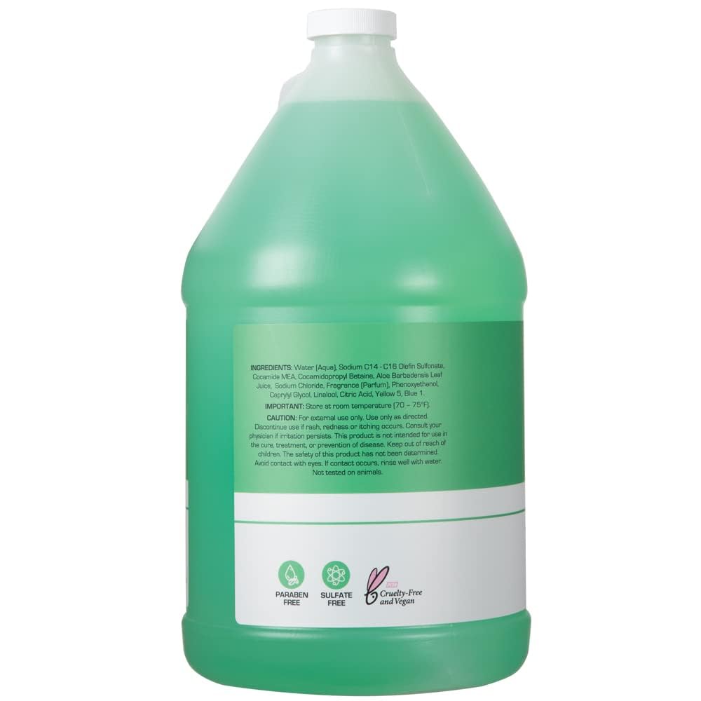Ginger Lily Farms Club & Fitness Conditioning Liquid Hand Soap Refill, 100% Vegan & Cruelty-Free, Aloe Vera Scent, 1 Gallon (Pack of 4) Beauty & Personal Care Ginger Lily Farms