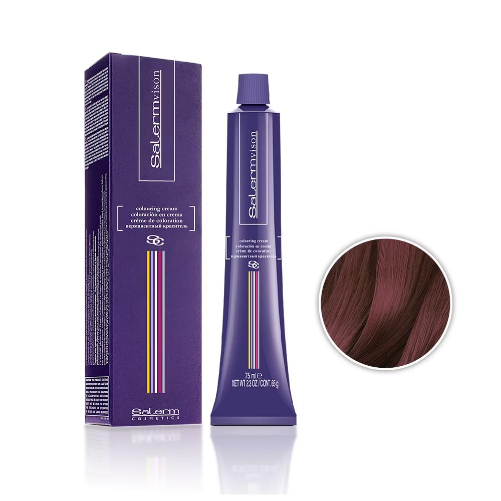 Salermvison Hair Coloring Cream #5.6 Light Reddish Brown, 2.3 Ounce / 75 Ml Beauty & Personal Care SALERM