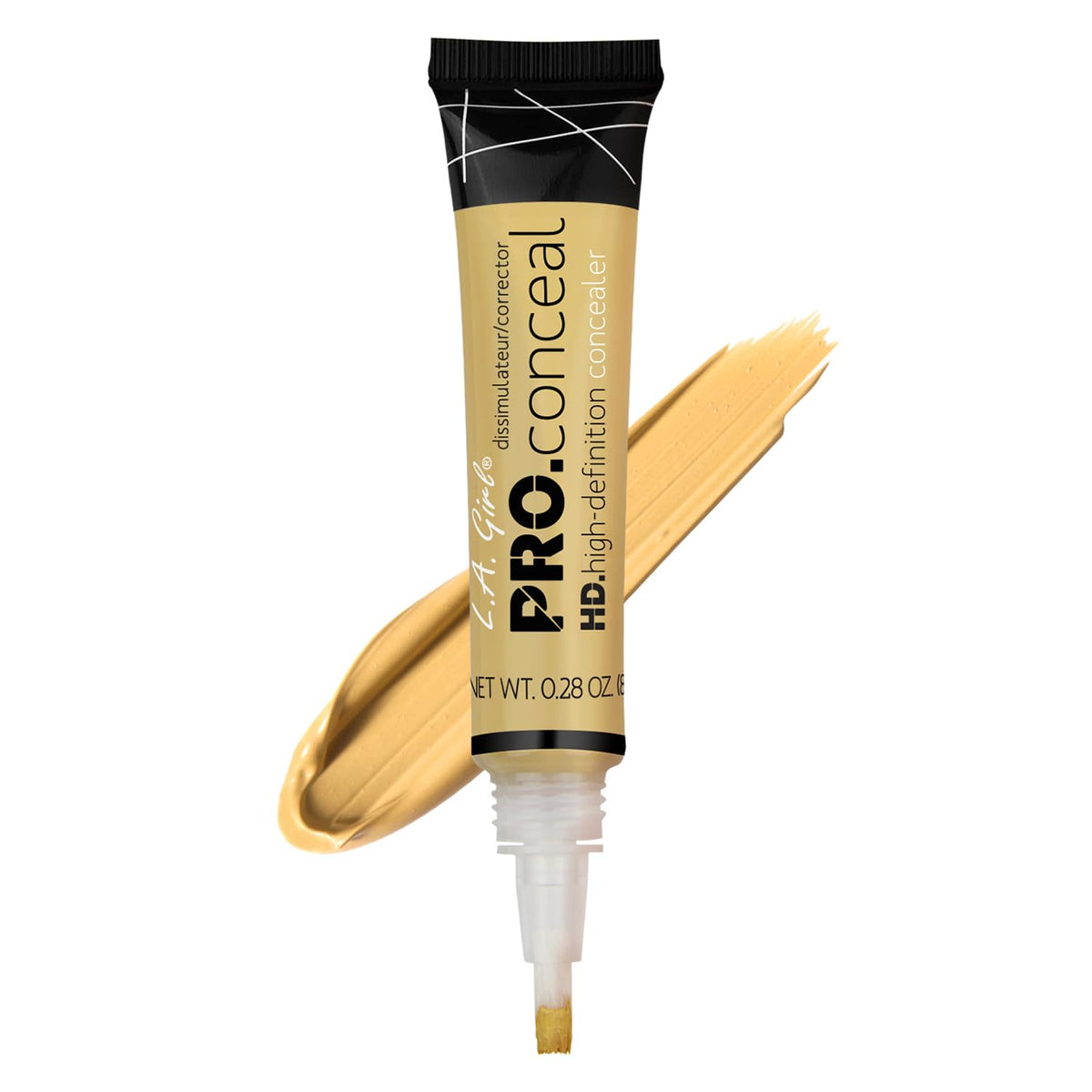 L.A. Girl Pro Conceal HD Concealer, Yellow Corrector, 0.28 Ounce Beauty & Personal Care L.A. Girl