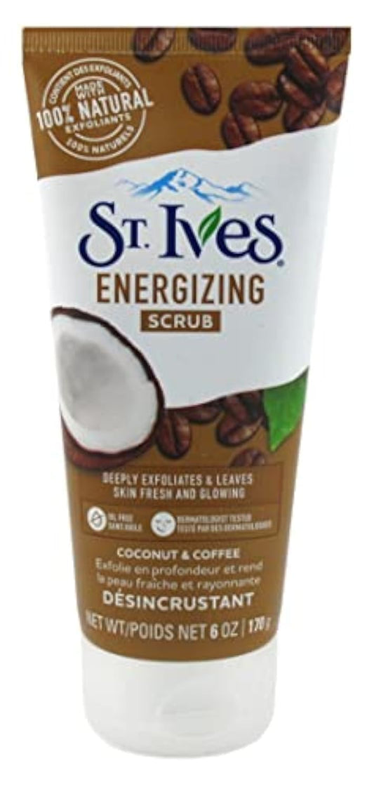 St. Ives Coconut & Coffee Energizing Scrub 6 Ounce Beauty & Personal Care St. Ives