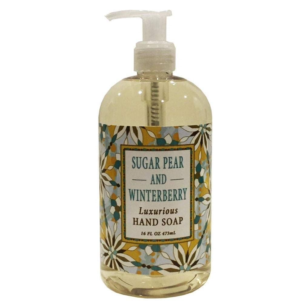 Greenwich Bay Trading Company Holiday Collection: Sugar Pear & Winterberry 16oz Hand Soap Beauty & Personal Care Greenwich Bay Trading Company
