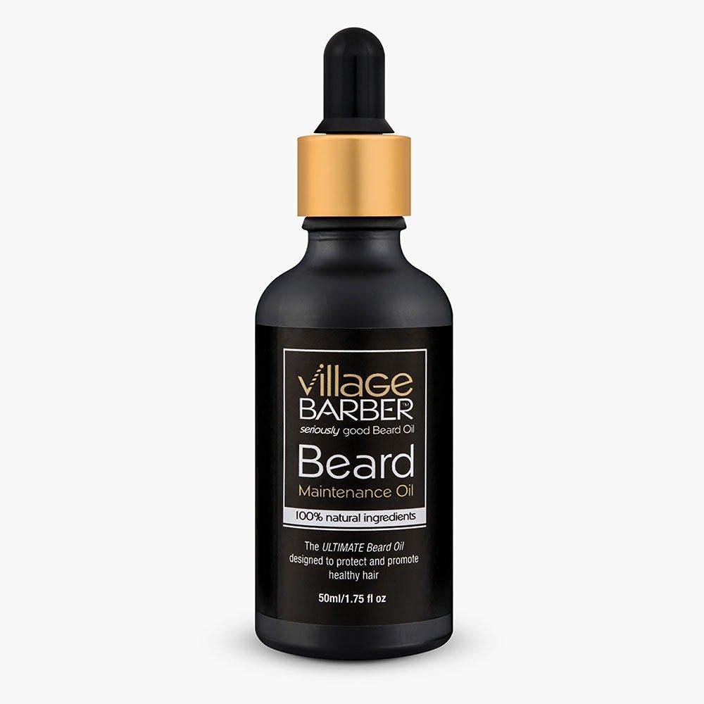 Village Barber Beard Maintenance Oil - 50ml/ 1.75 fl oz - 100% Natural Ingredients - Conditions, Softens, Nourishes Beauty and Personal Care Village Barber