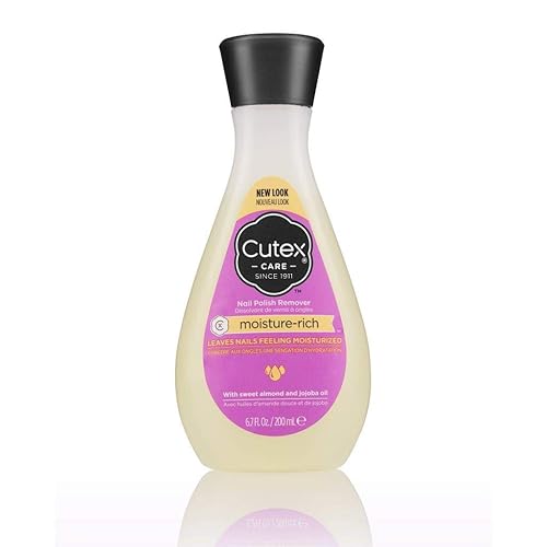 Cutex Moisture-Rich Nail Polish Remover with Sweet Almond and Jojoba Oil, 6.7 fl. oz. Beauty & Personal Care Cutex