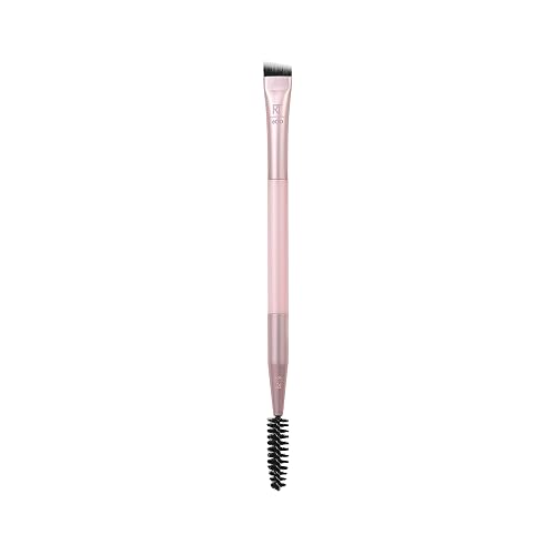Real Techniques Dual-Ended Brow Brush, For Shaping & Filling Eyebrows, Travel-Friendly Spoolie & Liner Brush, Blend Natural, Full, or Laminated Brows Beauty & Personal Care Real Techniques