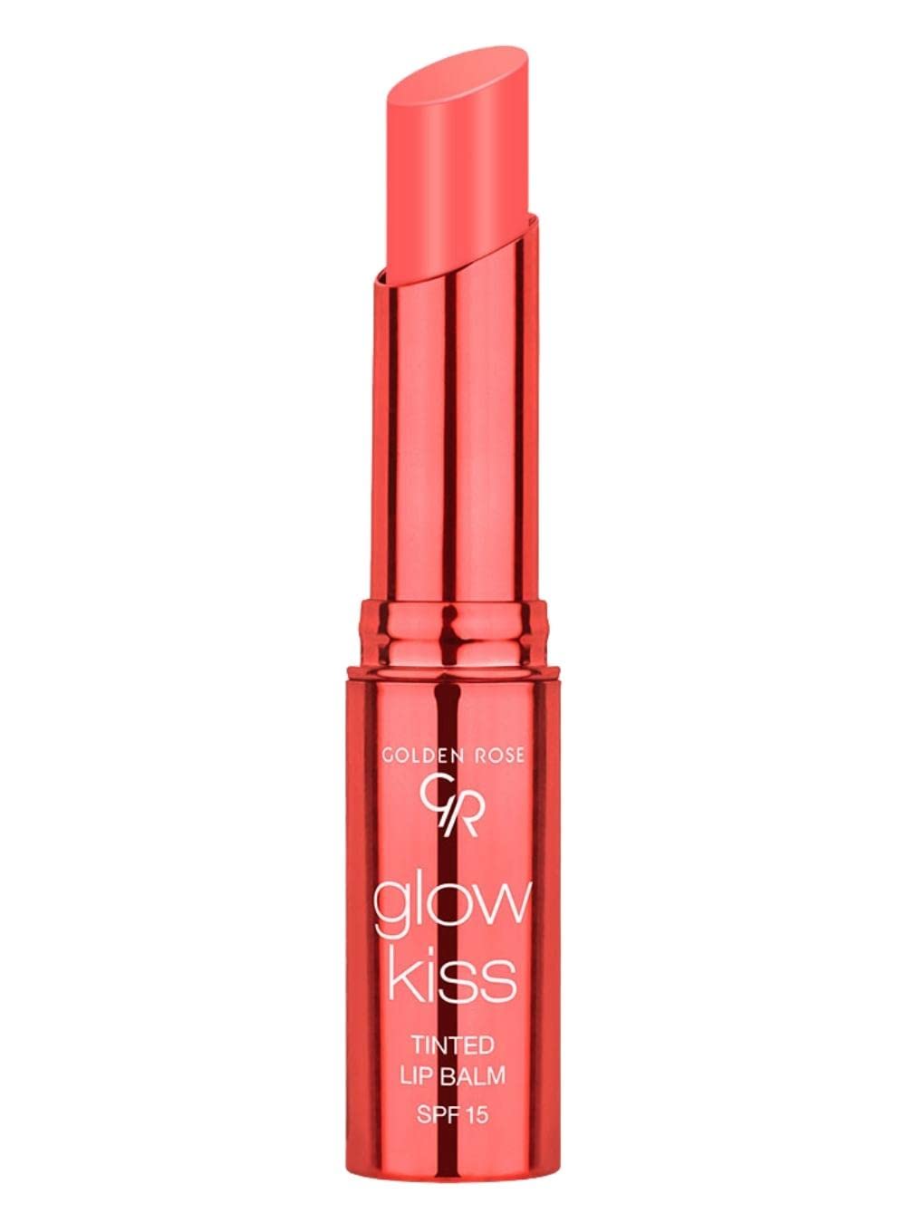 Golden Rose Cosmetics Glow Kiss Tinted Lip Balm with SPF15, Vegan Formula (Peach Shake) Beauty and Personal Care Golden Rose