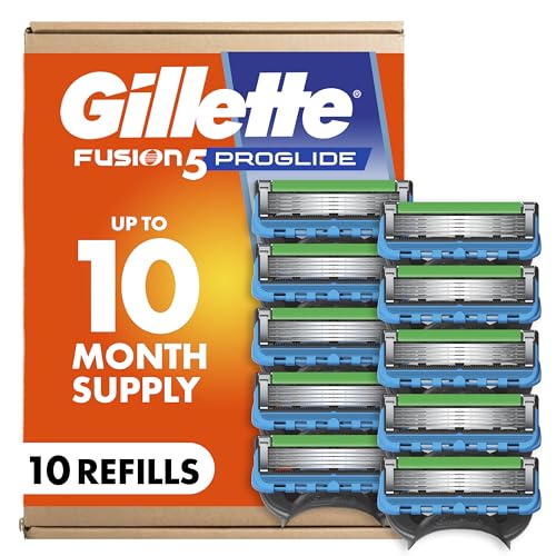 Gillette Fusion5 ProGlide Men's 5-Blade Razor Blade Refills with Precision Trimmer, 10 Count Beauty and Personal Care Gillette Default Title
