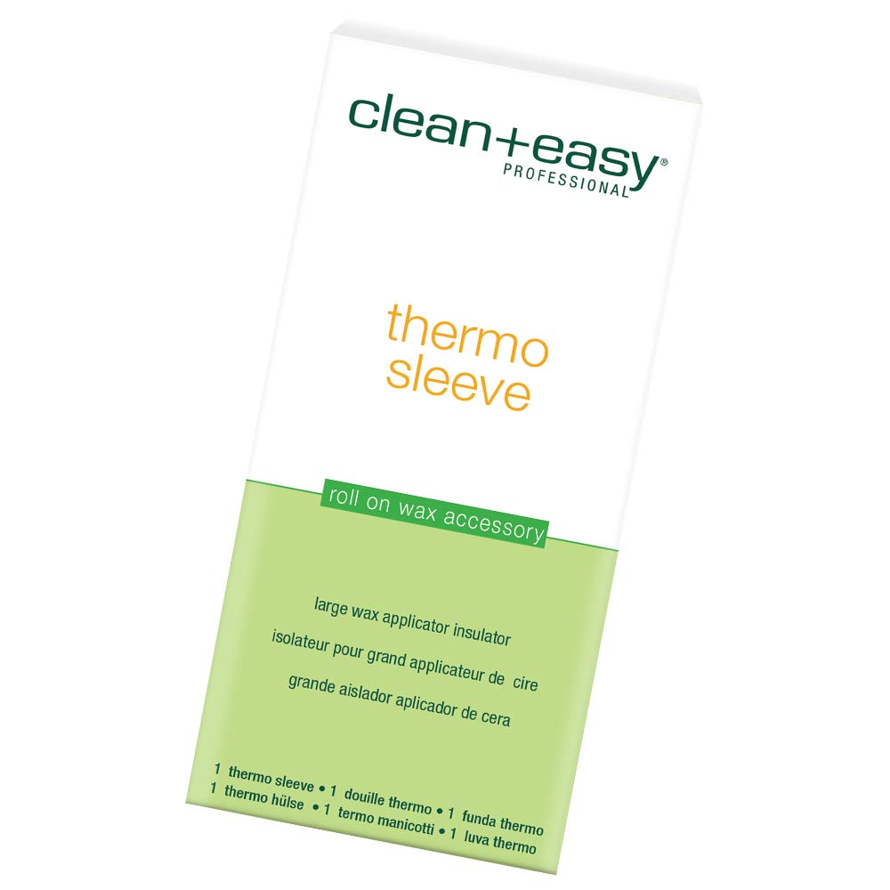 Clean + Easy Thermo Sleeve Roll On Wax Holder for Refill Cartridges, Wax Applicator Insulator, For Professional and Personal Use, 1 pc Beauty and Personal Care Clean + Easy