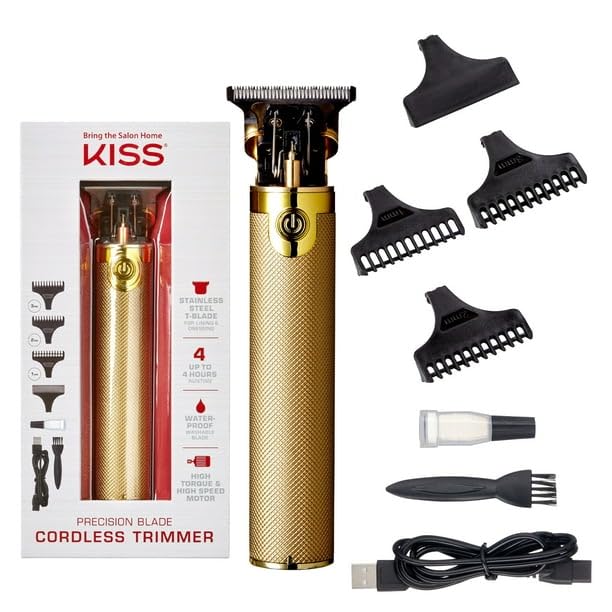 FYNORI Precision Blade Cordless USB Hair Trimmer Clipper, 8 Pieces, Men Waterproof Adult, Waterproof Washable Precision Blade, Quick Charging Beauty and Personal Care FYNORI