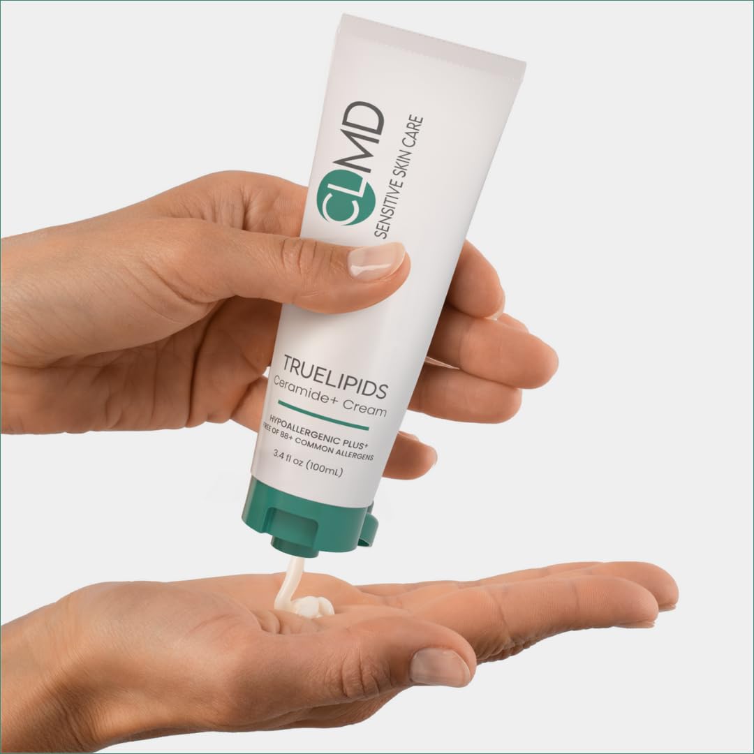 CLMD TrueLipids Ceramide+ Cream - Deep Moisturizing Barrier Support for Sensitive Skin - Hydrates and Soothes - Hypoallergenic, Nourishing Beauty & Personal Care Cheryl Lee M.D.