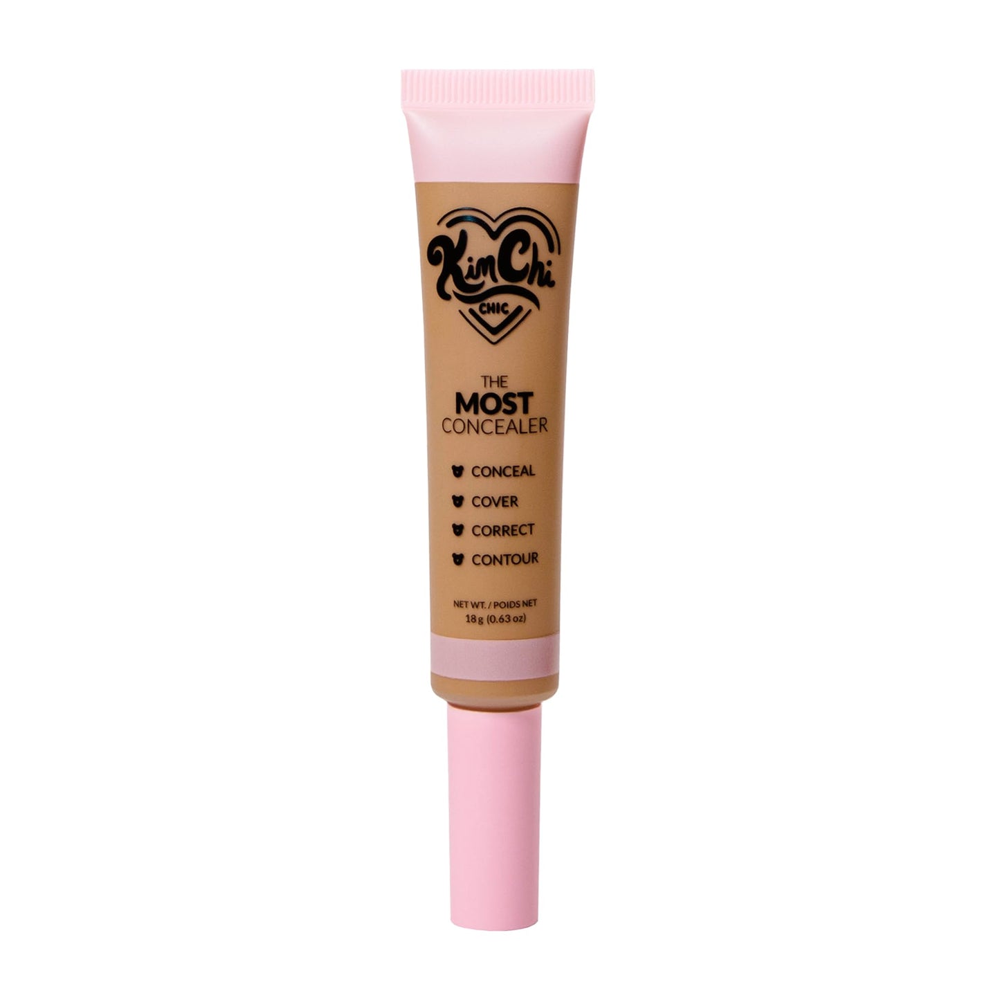 KimChiChic Beauty The Most Concealer | Full Coverage Water Resistant Multi-Use Concealer | Conceal, Correct, Contour & Highlight | Matte Satin Hybrid Beauty & Personal Care Kimchi Chic