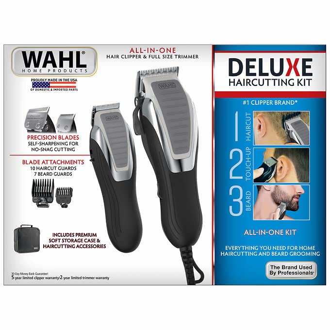 Hair Clippers Set USB Rechargeable Hair Trimmer for Adults and Kids, Men's Hair Trimmer Cordless Hair Clipper Grooming Low Noise Clipper,Black Beauty and Personal Care SYQZ