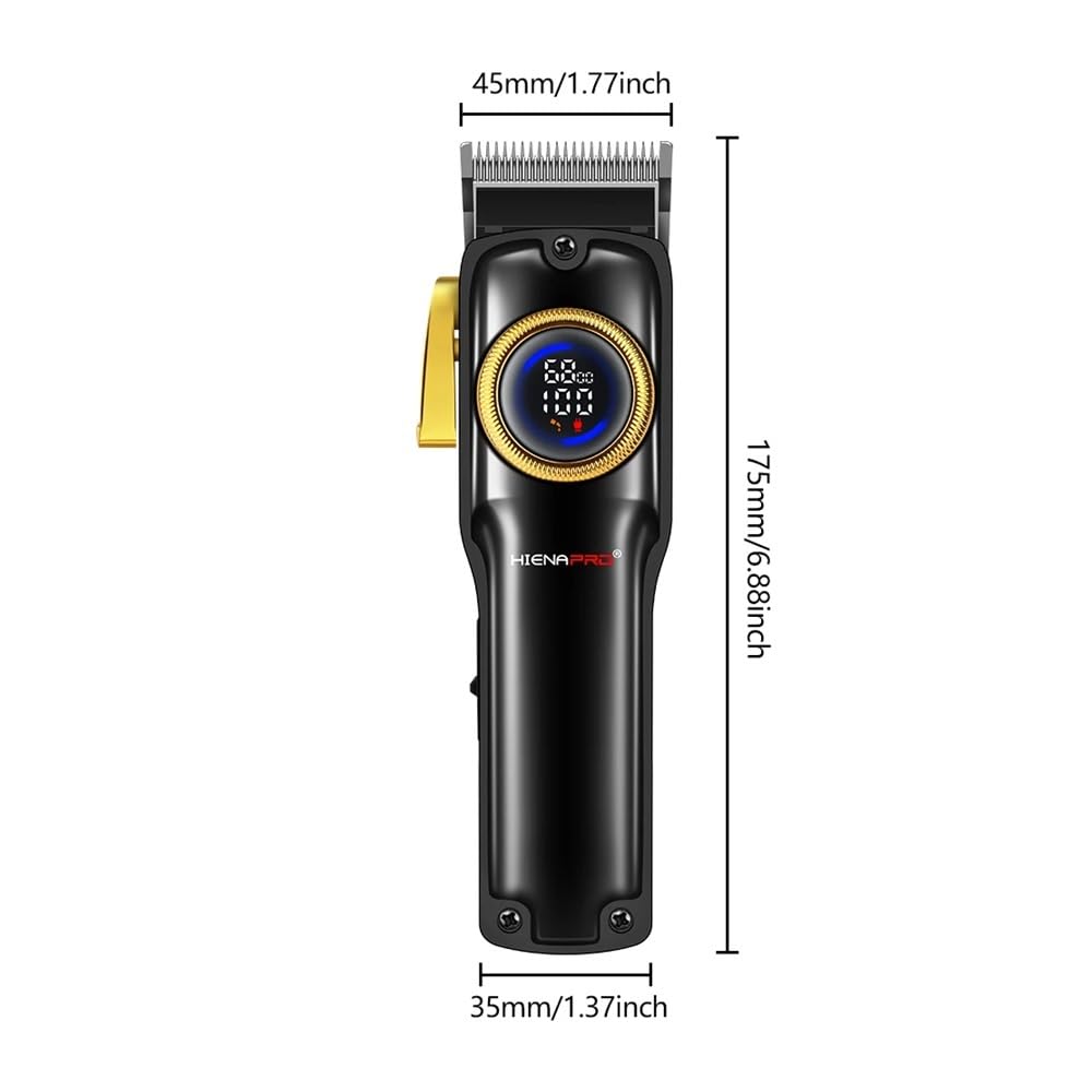 EWKYLSEM Razors Professional Men's Cordless Hair Clipper USB Rechargeable LED Smart Display Hair Trimmer Perfect Holiday Gift Beauty and Personal Care EWKYLSEM