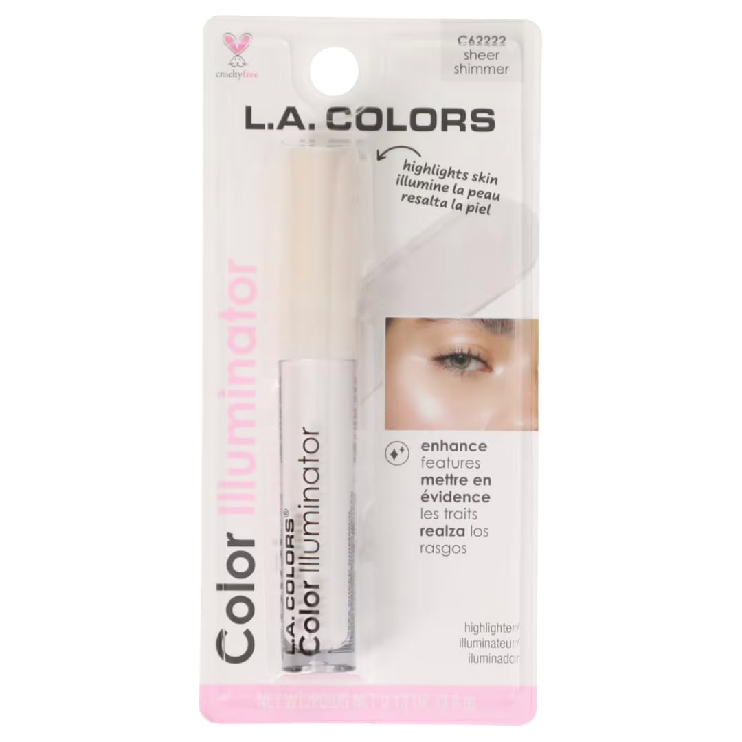 LA Colors Color Illuminator Makeup Stick, Sheer Shimmer 0.13 Oz Beauty & Personal Care L.A. COLORS
