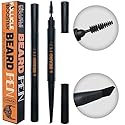 Beard Pen Filler for Men - Barber Styling Grooming Pencil - Waterproof, Sweat Proof, Long Lasting Solution with Natural Finish - Cover Beard and Scalp Beauty & Personal Care FOLLICLE BOOSTER