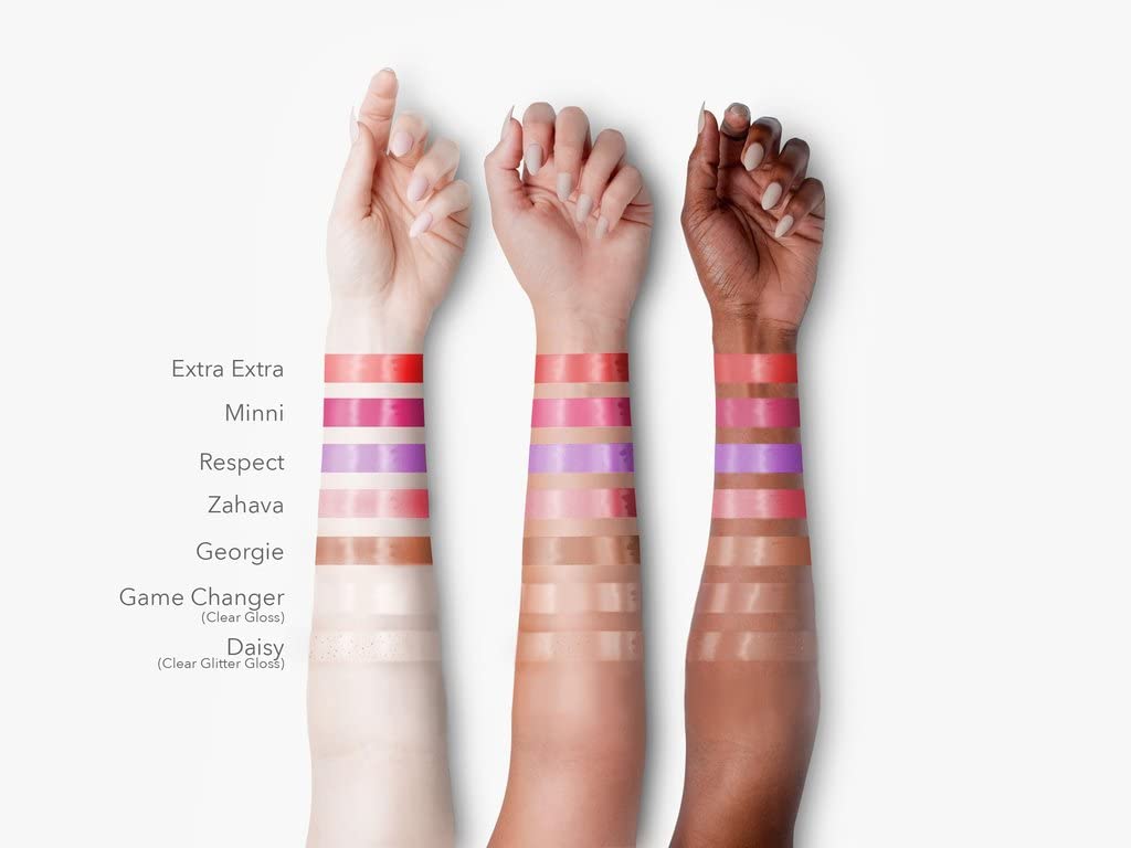 Karity THE GLOSS HIGH-SHINE LIP GLOSS DAISY Clear with Multicolored Shimmer Beauty & Personal Care Karity