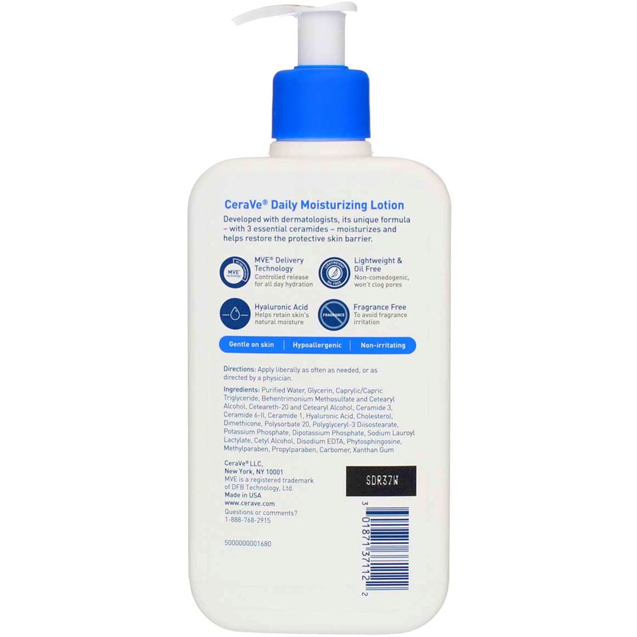 CeraVe Moisturizing Lotion - 12 oz, Pack of 5 - Packaging May Vary Beauty & Personal Care CeraVe