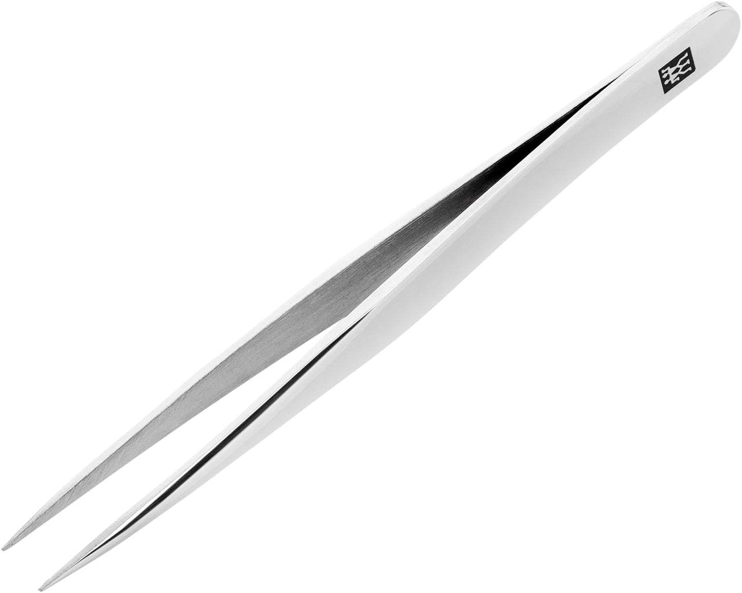 ZWILLING Pointed Tweezer (removal of splinters, ingrown or fine hair, hand-finished, roughened tips), Polished, Silver, 3.5 inch Beauty and Personal Care ZWILLING