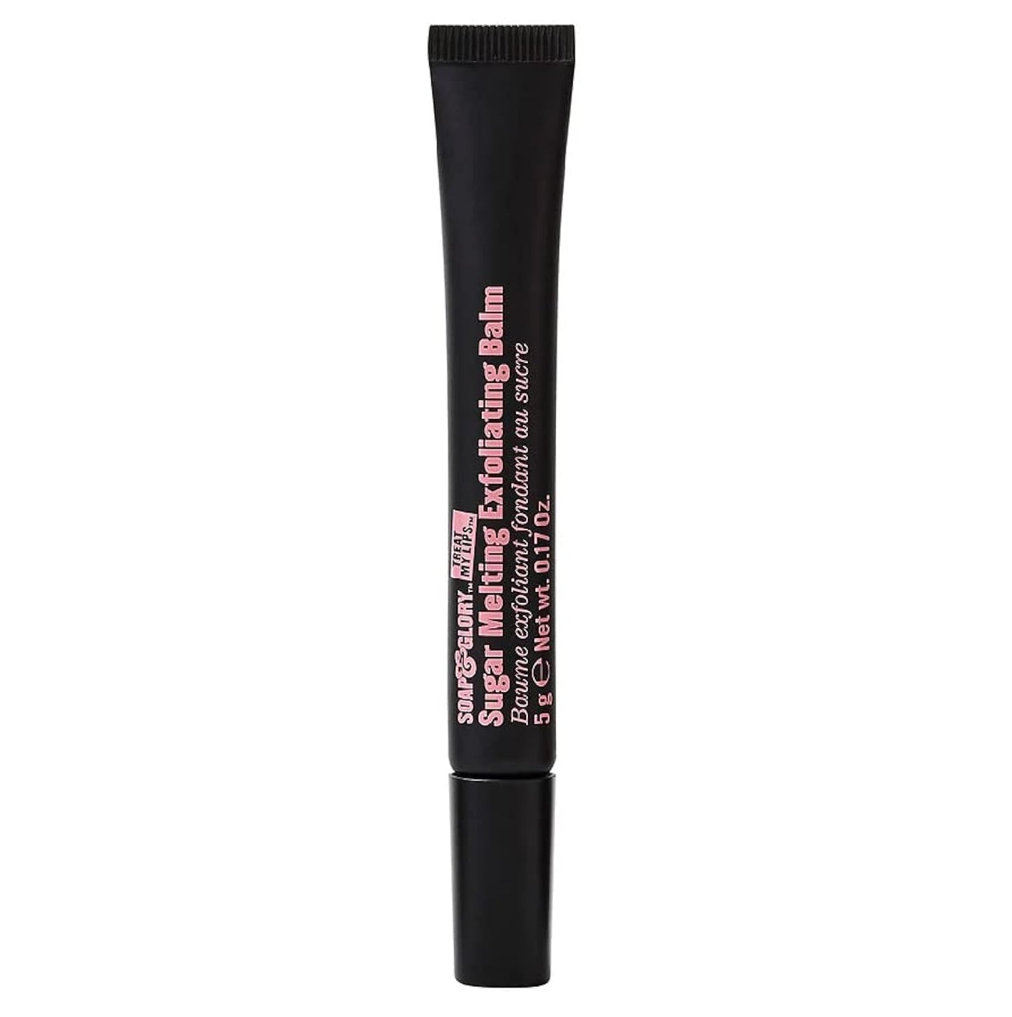 Soap & Glory Treat My Lips Sugar Melting Exfoliating Balm - Vitamin E & Shea Butter Moisturizing Lip Scrub - Gentle Exfoliating Scrub + Hydrating Lip Beauty and Personal Care Soap & Glory