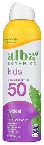 Alba Botanica Very Emollient, Active Kids Spray Sunscreen SPF 50 6 oz (Pack of 12)12 Beauty & Personal Care Alba Botanica
