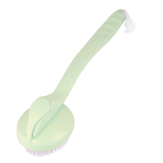 Ruilogod Plastic Handle Home Bathroom Skin Softing Back Scrubber Body Brush Pale Green White (id: ff5 6f0 c5b ef0 034 Beauty and Personal Care Ruilogod