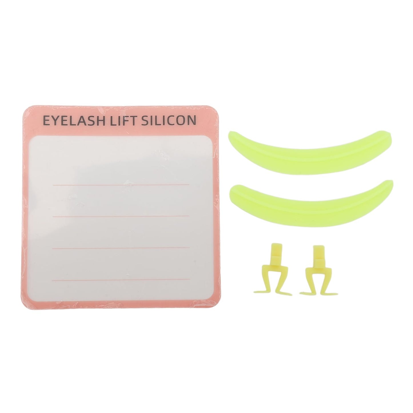 Eyelash Separator Tool, Silicone Base, Washable, Reusable, Smoother for Beauty Salon, Lash Artist, Material: Silicone (Yellow) Beauty and Personal Care Brrnoo