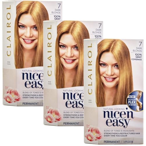 Clairol Nice N Easy #7 Dark Blonde Hair Color Beauty & Personal Care Clairol