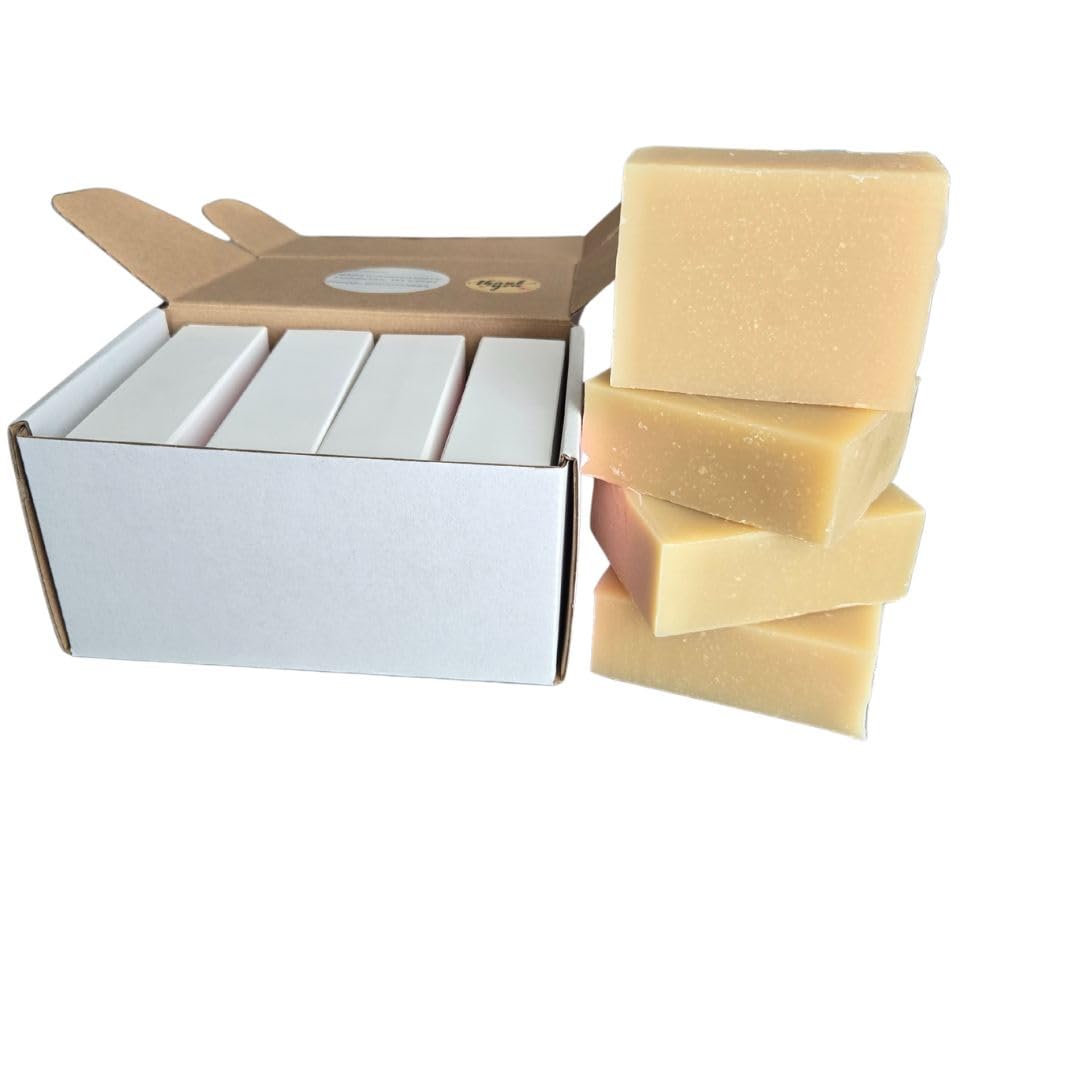 Natural Body Goat Milk Soap Bars with Coconut & Shea Butter oil pack of 4 All Natural Ingredients for women & Men. Lavender Aromatic Scent Beauty & Personal Care Natural Body Soap