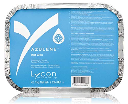 Lycon Wax ~ AZULENE HOT WAX 1kg / 35oz Strip-less Wax Beauty and Personal Care Bee Line Industries