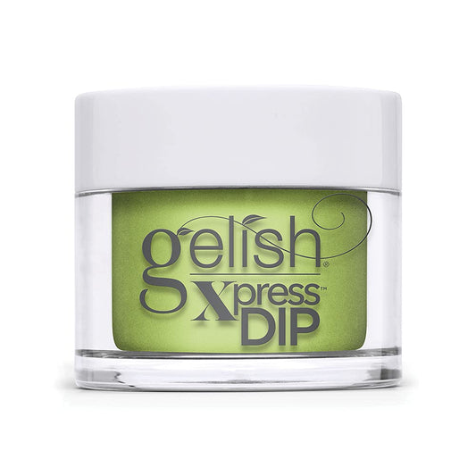 Gelish Feel the Vibes Collection Xpress Dip N Brush Powder Nail Manicure - Into The Lime-Light, 1.5 oz
