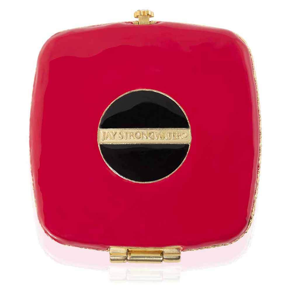 Jay Strongwater Pop Life Bette Eye Compact Make up Mirror with Swarovski Crystals Beauty & Personal Care Jay Strongwater