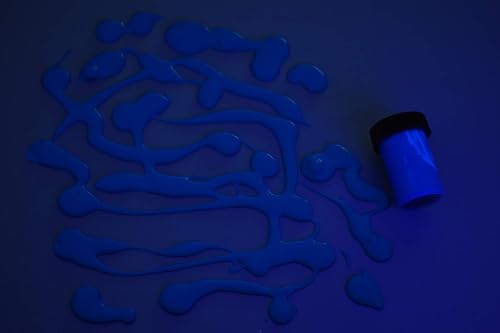 DirectGlow 3/4oz UV Blacklight Reactive Fluorescent Acrylic Paints (Black) Beauty & Personal Care DIRECTGLOW LLC