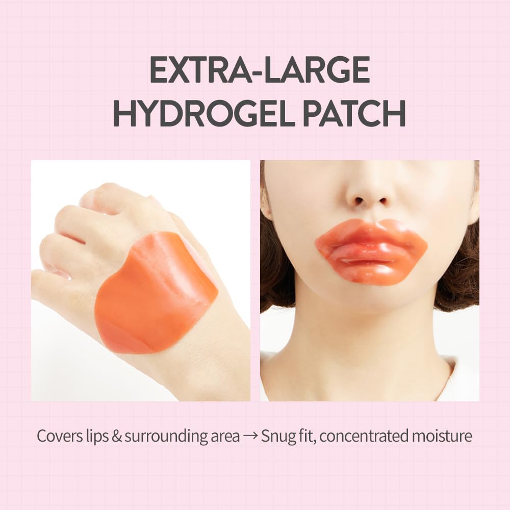 Berrisom SOS! Essence Lip Patch (30pcs) 80g Moisturizing & Soothing Treatment for Dry Lips with Hyaluronic Acid and Collagen Beauty and Personal Care Berrisom