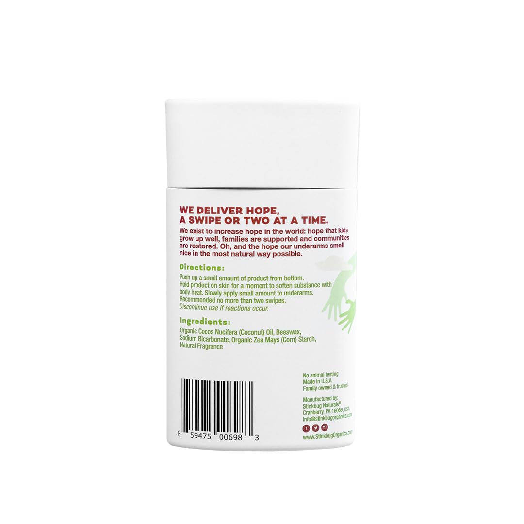 Stinkbug Naturals Plastic Free Eucalyptus Cedar Deodorant, 2.65 OZ Beauty and Personal Care Stinkbug