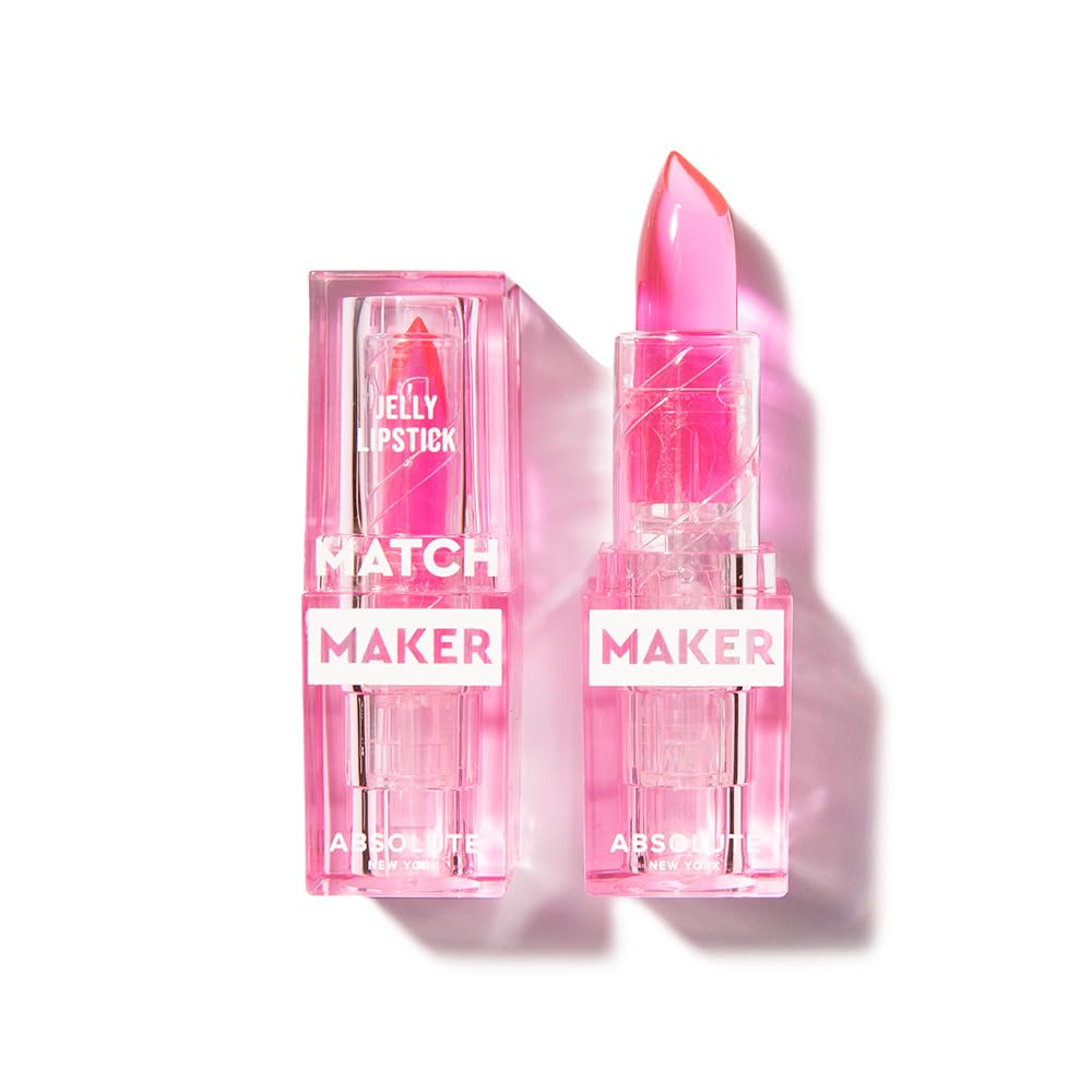 Absolute New York MLMM03 Match Maker Jelly Lipstick, Color Adapting Reacts to Natural PH, Non Sticky Finish Lipstick Beauty & Personal Care Absolute New York