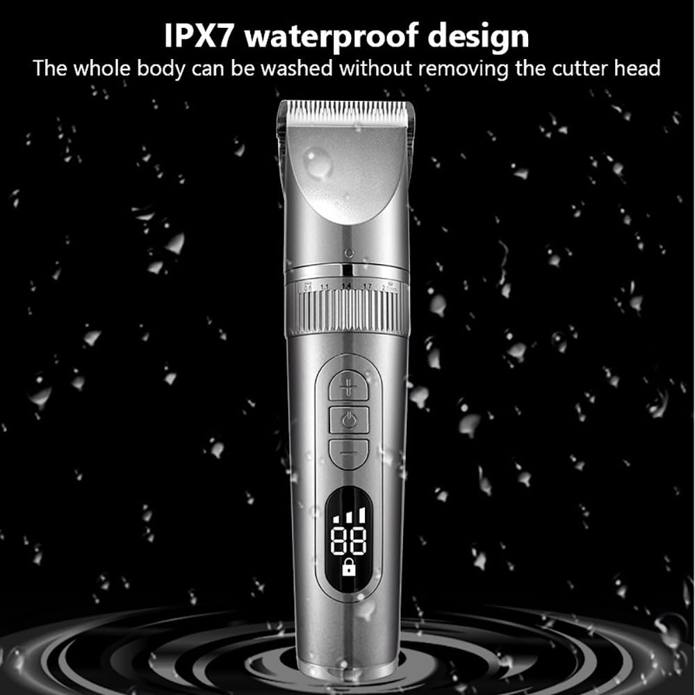RASRGTRQ Mens Hair Clippers, Professional Hair Clipper for Men Beard Trimmer Machine for Shaving Hair Trimmer Hair Cutting Machine Beard Trimmer Fast Beauty and Personal Care RASRGTRQ